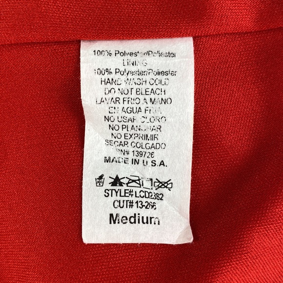 Lulu’s Red and Cream Mini Blouson Halter Dress - Picture 16 of 16
